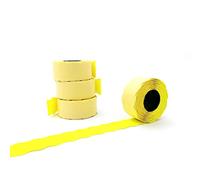 26x16 Scatola 36 Rotoli Etichette per Prezzatrice Giallo Fluo Removibile