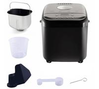 26x26cm Bread Maker con finestra di visualizzazione, menu 19-preset e kit di accessori, fornaio compatto 28 cm per grano francese/intero