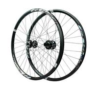 27,5/29 Pollici Set Di Ruote Per Mountain Bike 26" Ruota Boost A Perno Passante Anteriore 15x110mm, Posteriore 12x148mm, Compatibile Con HG 8-12 Velocità, 24" Cerchio Con Freno A Disco(Black,26")