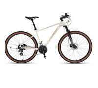 27,5 Pollici Di Mountain Bike, Bici Da 24 Velocità Per Uomini, Bicicletta Con Freno a Disco Idraulico Per Uomini O Donne Adulti White-15.5 high