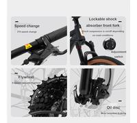 27,5 Pollici Mountain Bike, 24 Velocità In Lega Di Cablaggio In Lega Di Alluminio, Freno a Disco Idraulico, Bici Sportiva Per Ragazzi Delle Sospensioni Anteriori green-15.5 high