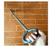 27.6" Long Roller Shutter Door Hooks with Inline Handle | Manhole Hook Tool, for Lifting Sewer Lids & Storm Drain Cover, Rigid Steel Tool(18mm Thick)