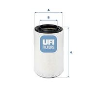 27.629.00 UFI Filtro aria per ALFA ROMEO