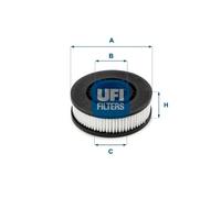 27.689.00 Filtro, Ventilazione monoblocco Ufi