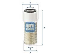 27.924.00 Filtro aria Ufi