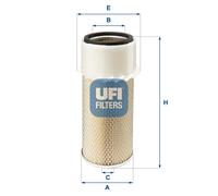 27.931.00 Filtro aria Ufi