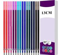27 PCS Mine di Ricambio Compatibili con Legami, 0,7 mm Ricariche con Inchiostro Cancellabile Mine Compatibili Penne Gel Per Inchiostro Cancellabile Erasable Rollerball Pen Refill per L'ufficio