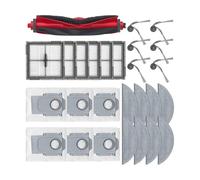 27 Pezzi, Compatibili Con Roborock Q10 S5/Q10 S5+/Q10 X5/Q10 X5+/Q10 VF/Q10 VF+ Pezzi Di Ricambio Spazzola Laterale Principale Filtro Hepa Panno For Mocio Sacchetto For La Polvere