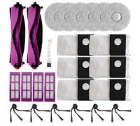 27 pezzi di ricambio per Eureka J15 Max Ultra Robot Vacuum Accessori | Riutilizzabile e lavabile, assorbe l'acqua e rimuove le macchie, intrappola la polvere ed evita perdite di polvere. Ideale