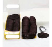 27 pezzi estensioni per capelli corti castani intrecciati capelli vergini peruviani con chiusura sexy Bump Hair trama singola natura-#350-6 pollici