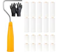 27 Pezzi Rulli per Pittura Kit,13Cm Rullo per Pittura Piccolo Con Manico,22 Rull