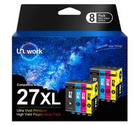 27 XL Cartucce d Inchiostro Compatibili per Epson 27 27XL per Workforce WF 7610