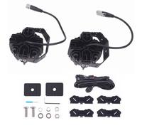 270° LED Driving Light 5" 21360LM Spot Beam White Amber DRL Off Road Work Light