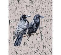 270 pages Norse runes, Hugin and Munin diary, notebook, journal