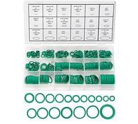 270 Pezzi O-Ring Assortimento Kit 18 Taglie Guarnizioni di Tenuta Kit Rondelle di Tenuta in Gomma per Riparazioni Auto, Impianti Idraulici, Aria Condizionata (Verde)
