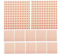 2700 Pezzi Etichette Freccia Rosse Piccole Autoadesive, 15 Fogli | Carta Patinata Autoadesiva, Uso Versatile per Scatole e Magazzini, Segnale Visibile, Facile Applicazione