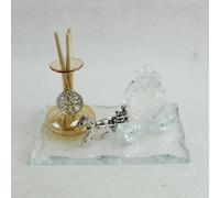 27046 Bomboniere 6pezzi Profumatore in Cristallo e Vetro Soffiato con Carrozza s