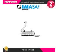 270600 Silenziatore posteriore adatto a Fiat 600 (MARCA IMASAF)..
