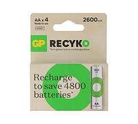 270AAHCE B4 Batt: Ni-MH AA 1,2 V 2600 mAh ReCyko + Blister Ready2Use 4 pz. GP