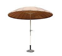 270cm Garden Parasol Umbrella Outdoor S 24 Ribs with Crank Handle And Tilt Mechanism for Beach Pool PatioKha