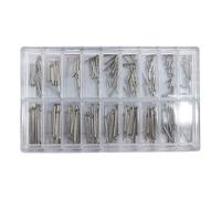 270pcs 6-23 Mm Professional In Acciaio Inossidabile Orologio Per Orologi Pin Assortimento Strumento Utensili L'orologio Accessori Kit Riparazione