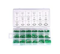 270Pcs Strumenti O-ring in gomma per aria condizionata per auto verde, kit per assortimento di guarnizioni per guarnizioni HNBR per auto riparazione auto