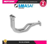 Tubo gas scarico anteriore adatto a Fiat Panda (MARCA IMASAF)..