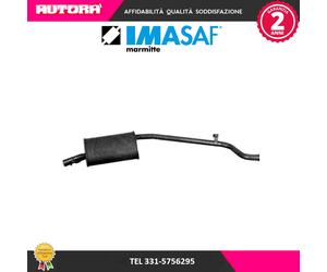 271707 Silenziatore posteriore adatto a Fiat Panda 4x4 (MARCA IMASAF)..