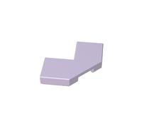 27263 Piastrella di Fondazione Speciale 2x2 d’Angolo con Angolo Troncato-Facetta, 50 Pezzi GDS-1044-compatibile con Lego Mattoncini da Costruzione, Colore Rose violet