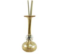 27298 Bomboniere 6pezzi Profumatore in vetro soffiato e cristallo Cappello Laure