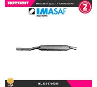 273406 Silenziatore centrale per Fiat 128 (MARCA IMASAF)..