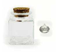 27451 Bomboniere 24pezzi Barattolo in Vetro con Ciondolo Chiave di Violino Sol P