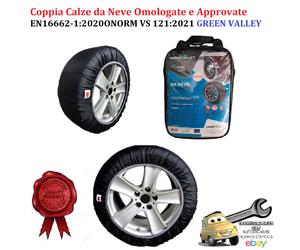 275/60-R17 GREEN VALLEY Calze da Neve in Tessuto per Pneumatici UNI EN 16662-1