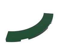27507 Piastrella circolare 4x4 curva, maccheroni 50Pezzi GDS-1276, compatibile con mattoncini Lego, colore: verde scuro 141