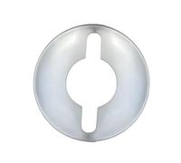 276 Lampada a olio riflettente per lampada a petrolio riflettore per spiaggia zaino in spalla Argento, Argento, 16,5 cm