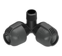 GARDENA Raccordo a L per Angoli - 25 mm x Attacco Filettato Maschio da 3/4" - 1 pz.