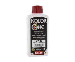 27834 Q.TA' 12 COLORANTE KOLOR ONE 45 ML ROSSO AMARAN 216