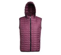 2786 Men's Honeycomb con cappuccio Gilet TS024 Riscaldatore leggero in forma sot