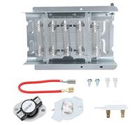 279838 Kit elemento riscaldante per asciugatrice Parte di ricambio in nichel-cromo ad alta efficienza che non risolve problemi di calore Compatibile con le asciugatrici Estate