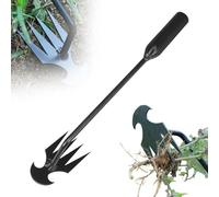27cm/50cm Zappe da Giardino per diserbo, Sarchiatore Manuale con Manico, Attrezzi per Diserbo, Estirpatore Erbacce con Artiglio A 4 Denti, Giardinaggio Attrezzi, Estirpatore Erbacce da Giardino