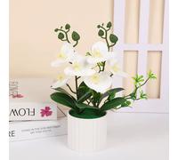 27cm Artificiale Farfalla Orchidea Bonsai Fiore Pianta Casa Tavolo da Pranzo New