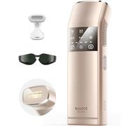 Epilatore Luce Pulsata a quattro impulso, doppia luce, zaffiro 2°C Depilazione Indolore, 16,6 cm² di comfort, modalità PHR & 4X efficace e AI APP per peli resistenti, veloce e sicuro (Champagne)