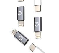 27w Adattatore USB C Femmina A Lightning Maschio(3 Pezzi) Rapida Ricarica Per IPhone Cavo Type-C Jack Caricatore iPad Convertitore Adattatori Cavetto Tipo C Spina Connettore Apple MFI Certified tp-ip