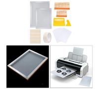 27x Screen Printing Press Cornice Starter Kit Rotolo di Nastro Maschera