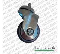 28.0036.00 RUOTA D. 75X32 ASS. CON SUP.VS GIR. CODOLO FILETTATO M12X25 ZINCATO