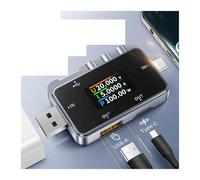 28 6.5A Tester USB di tipo C Voltmetro digitale Amperometro Tensione Corrente Misuratore capacità Caricabatterie Power Bank