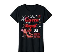 28 agosto Compleanno Questa regina è nata il 28 agosto Maglietta