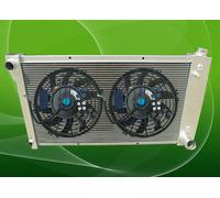 28" Alu Radiator+FAN For 1968-1972 Chevy C/K C10/C20/K10/K20 Pickup Trucks
