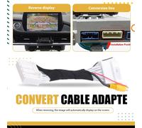 28 Auto Pin Video Telecamera Retromarcia Convertitore Cavo Adattatore per 2 3 6