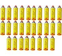 28 BOMBOLETTA DI GAS 220 GR PER FORNELLO A VALIGIA UNVERSALE CARTUCCIA